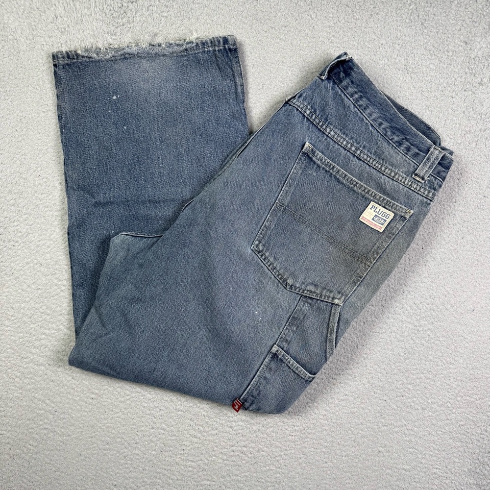 Vintage plugg baggy‎ double knee jeans